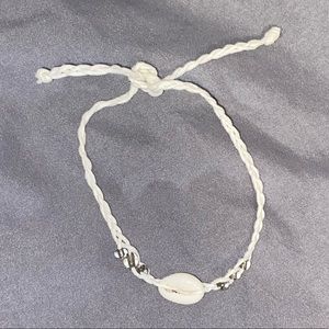 White Beach Shell Anklet/Bracelet